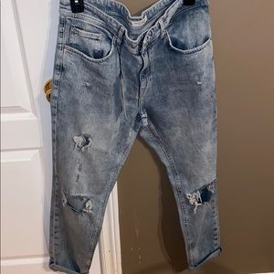 Zara Men’s Waist Size 32 Carrot Fit Jeans